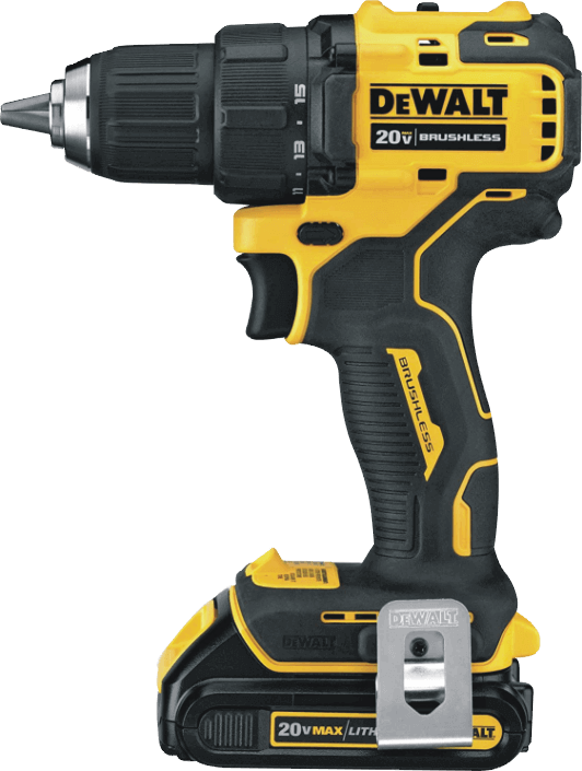 DEWALT (DCD708C2) 20V MAX Compact Cordless Drill / Driver Kit