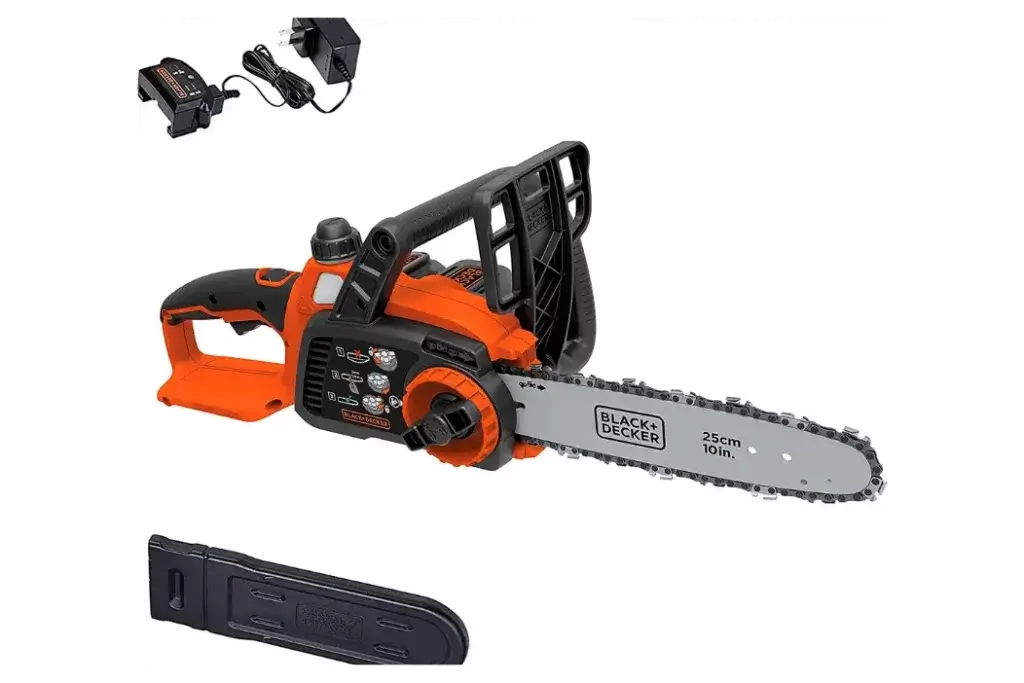 BLACK+DECKER 20V MAX* Cordless Chainsaw Kit, 10-Inch (LCS1020)