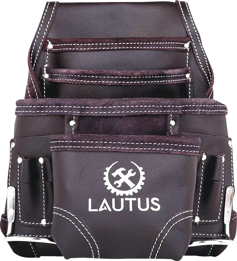 LAUTUS Oil Tanned Leather Tool Bag